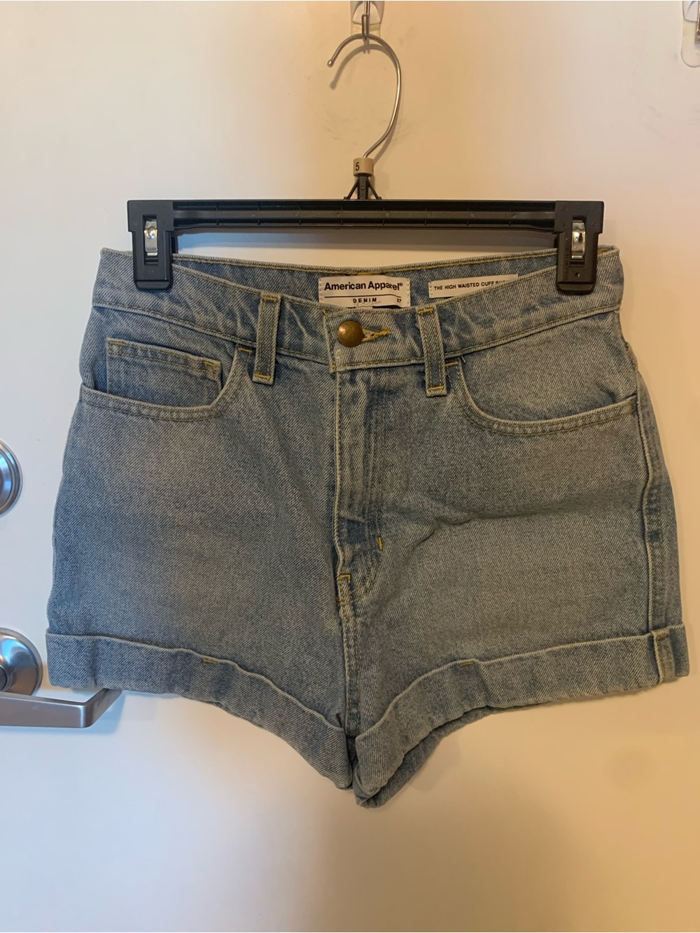American Apparel Jean Shorts